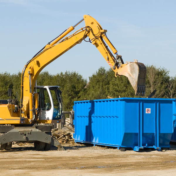 can i choose the location where the residential dumpster will be placed in Penn Wynne Pennsylvania